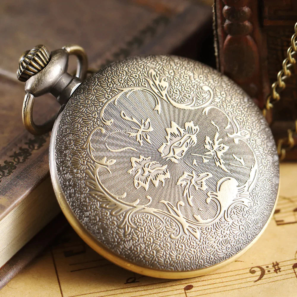 Unisex Antique Dog Painted Unique Steampunk Style Quartz Pocket Watch - Unisex Style Watches - DYAVOR®