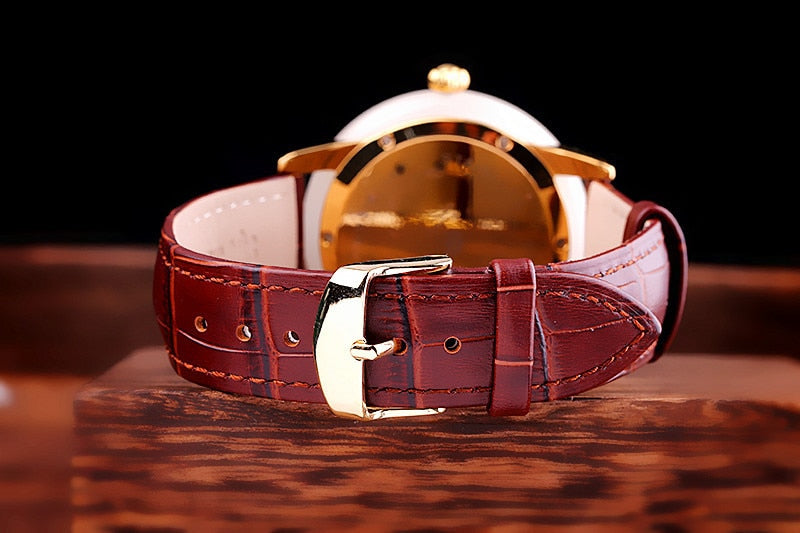 Unisex Antique Jade Classic Genuine Leather Band Quartz Couple Watch - Unisex Style Watches - DYAVOR®