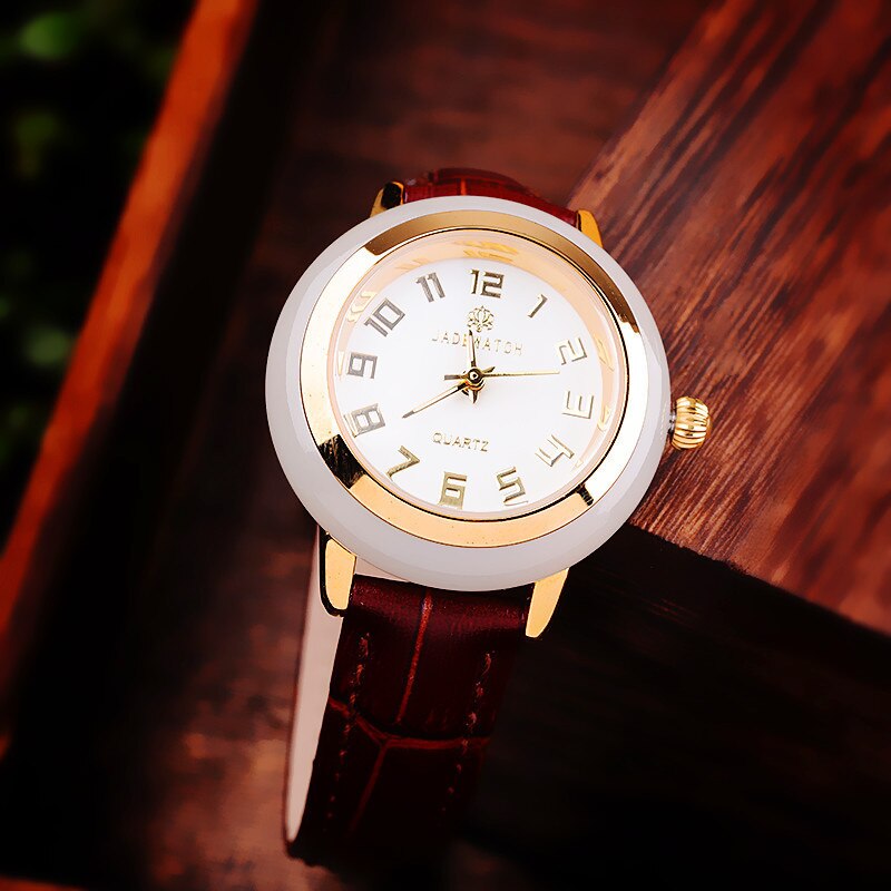 Unisex Antique Jade Classic Genuine Leather Band Quartz Couple Watch - Unisex Style Watches - DYAVOR®