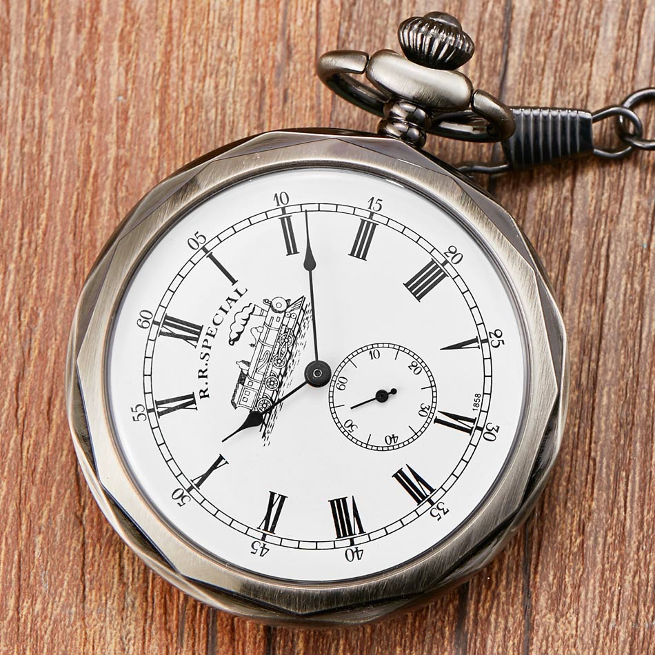 Unisex Antique Mechanical Skeleton Hand Wind Movement Fob Watch - Unisex Style Watches - DYAVOR®