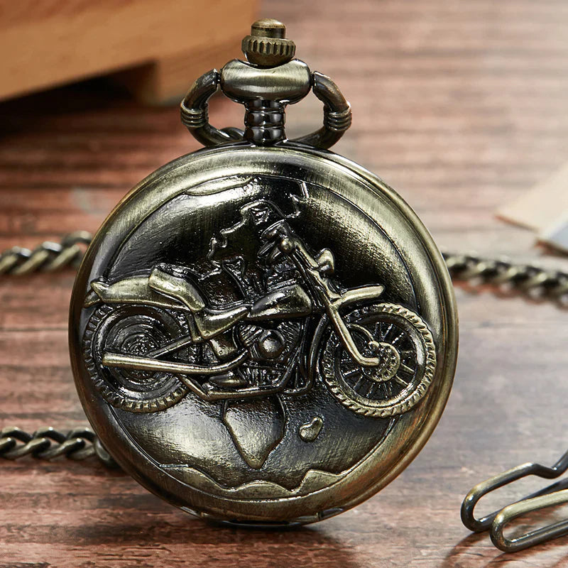 Unisex Antique Retro Hollow Laser Engraved Bronze Quartz Pocket Watch - Unisex Style Watches - DYAVOR®