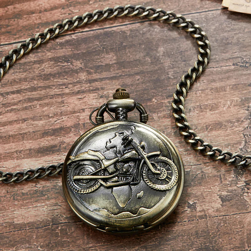 Unisex Antique Retro Hollow Laser Engraved Bronze Quartz Pocket Watch - Unisex Style Watches - DYAVOR®