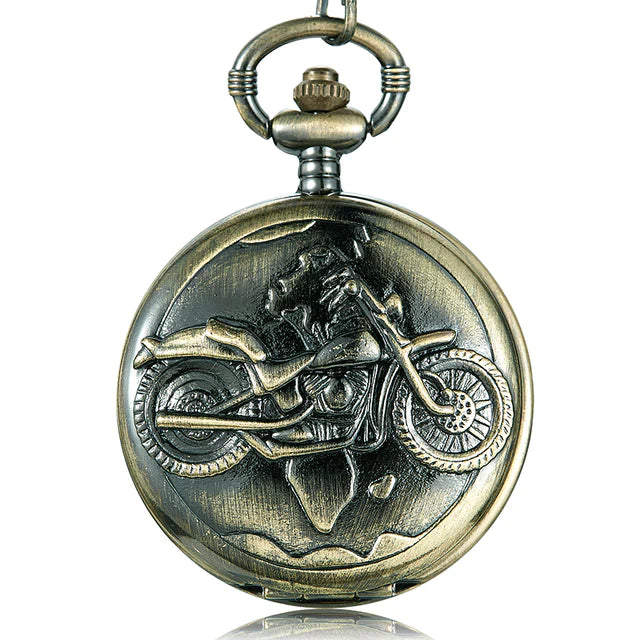Unisex Antique Retro Hollow Laser Engraved Bronze Quartz Pocket Watch - Unisex Style Watches - DYAVOR®
