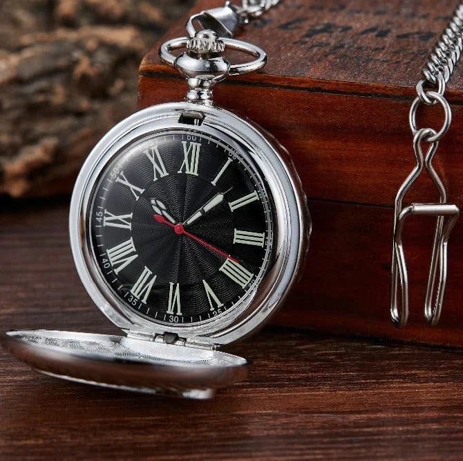 Unisex Antique Roman Numbers Dial Quartz Movement Pocket Watch - Unisex Style Watches - DYAVOR®