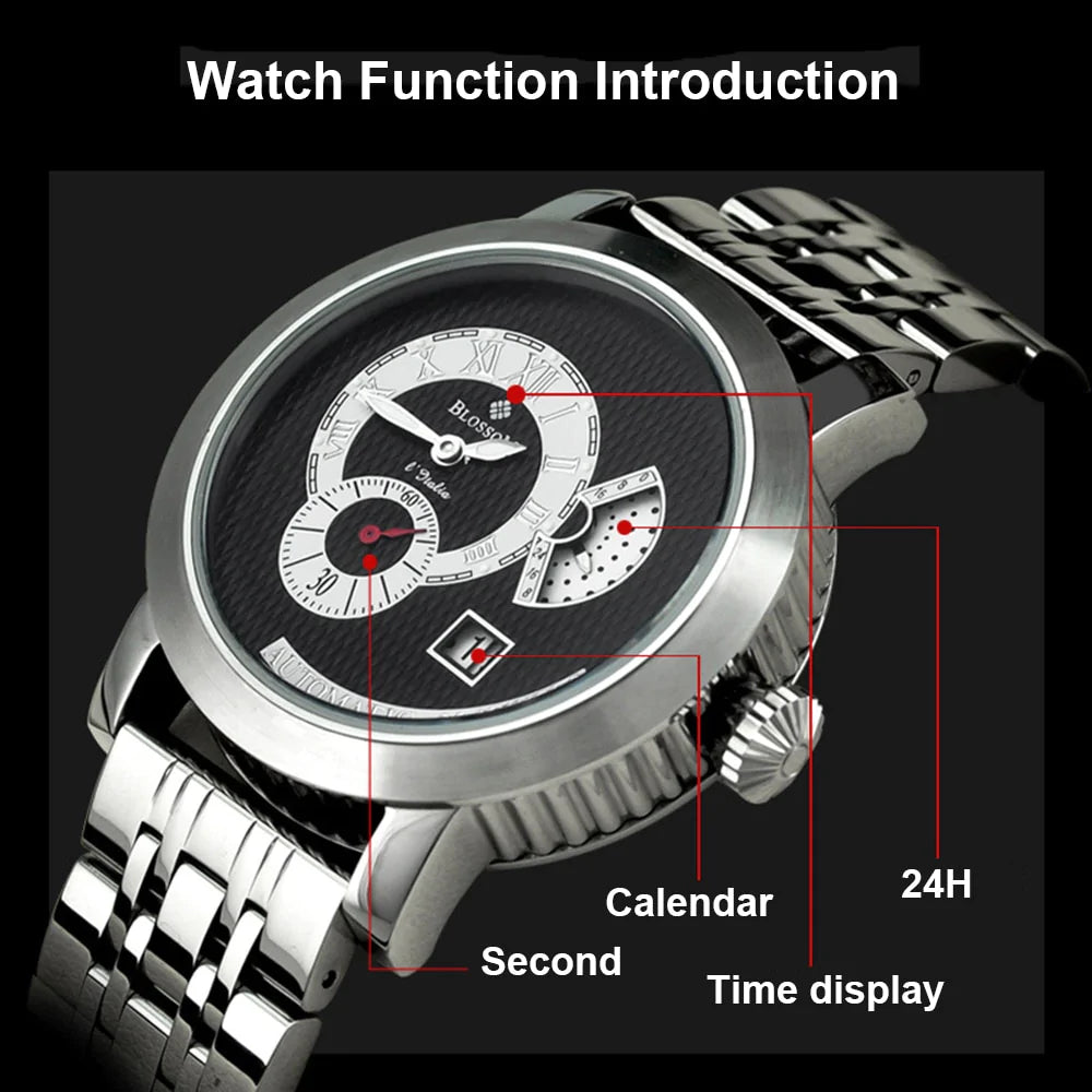 Unisex Designer Seagull Automatic Self-Winding Mechanical Wristwatches - Unisex Style Watches - DYAVOR®