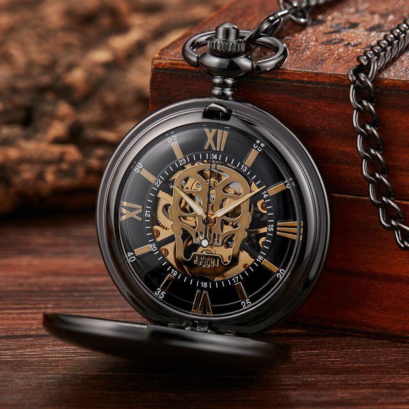 Unisex Fashion Steampunk Skeleton Mechanical Hand-wind Pocket Watch - Unisex Style Watches - DYAVOR®