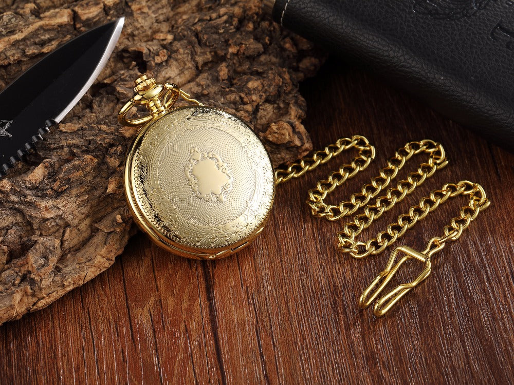 Unisex Golden Sliver Bronze Hollow Goat Deer Mechanical Pocket FOB Watch - Unisex Style Watches - DYAVOR®