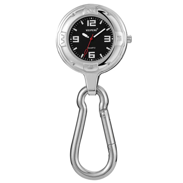 Unisex Hook Clip Quartz Luminous Hands Carabiner Climbers Pocket Watch - Unisex Style Watches - DYAVOR®