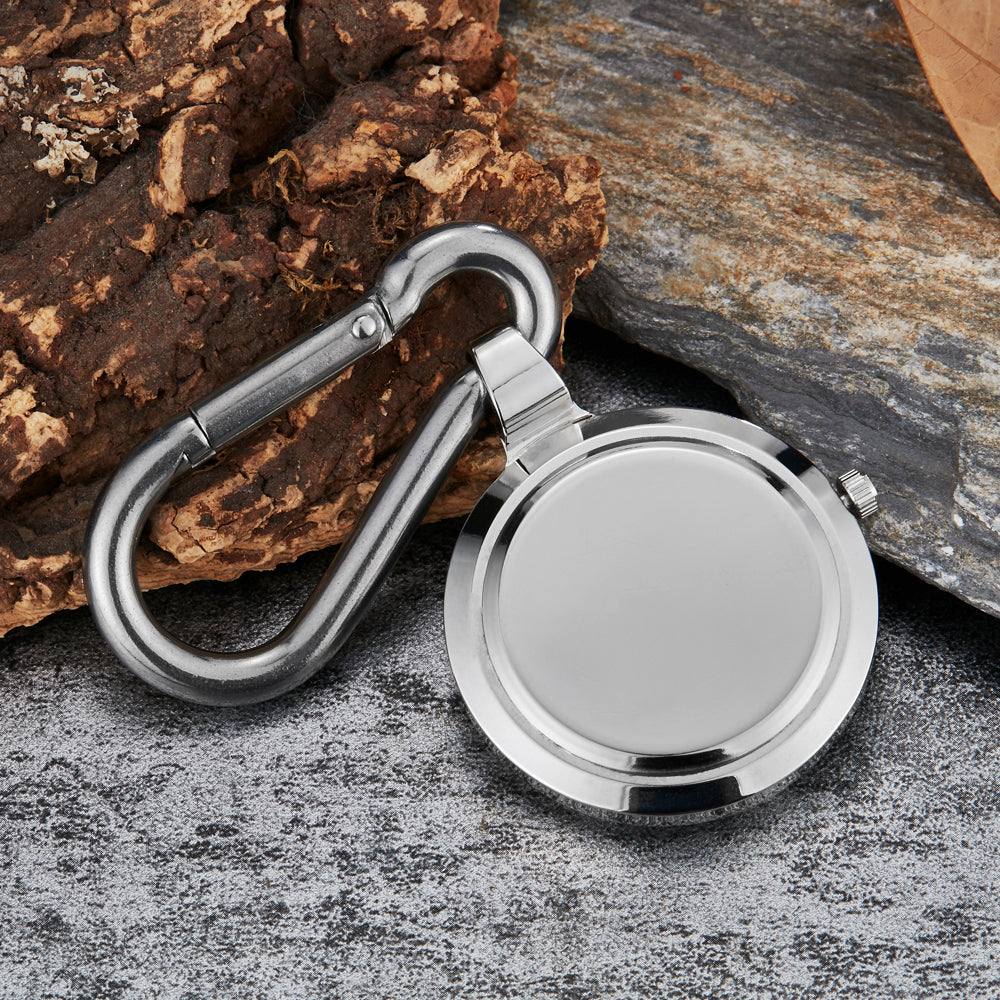 Unisex Hook Clip Quartz Luminous Hands Carabiner Climbers Pocket Watch - Unisex Style Watches - DYAVOR®