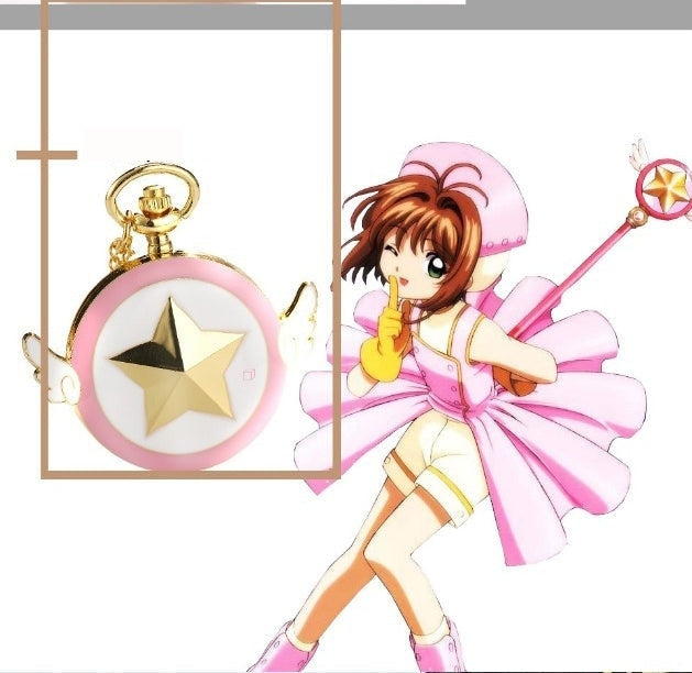 Unisex Lovely Pink Star Wings Sailor Fashion Quartz Pocket FOB Watch - Unisex Style Watches - DYAVOR®