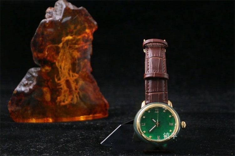 Unisex Luxury Fashion Pure Natural Jade Business Waterproof Watch - Unisex Style Watches - DYAVOR®
