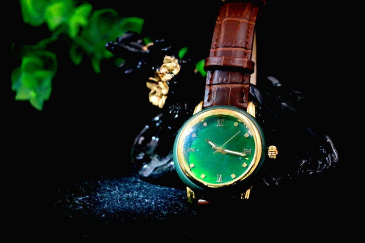 Unisex Luxury Fashion Pure Natural Jade Business Waterproof Watch - Unisex Style Watches - DYAVOR®
