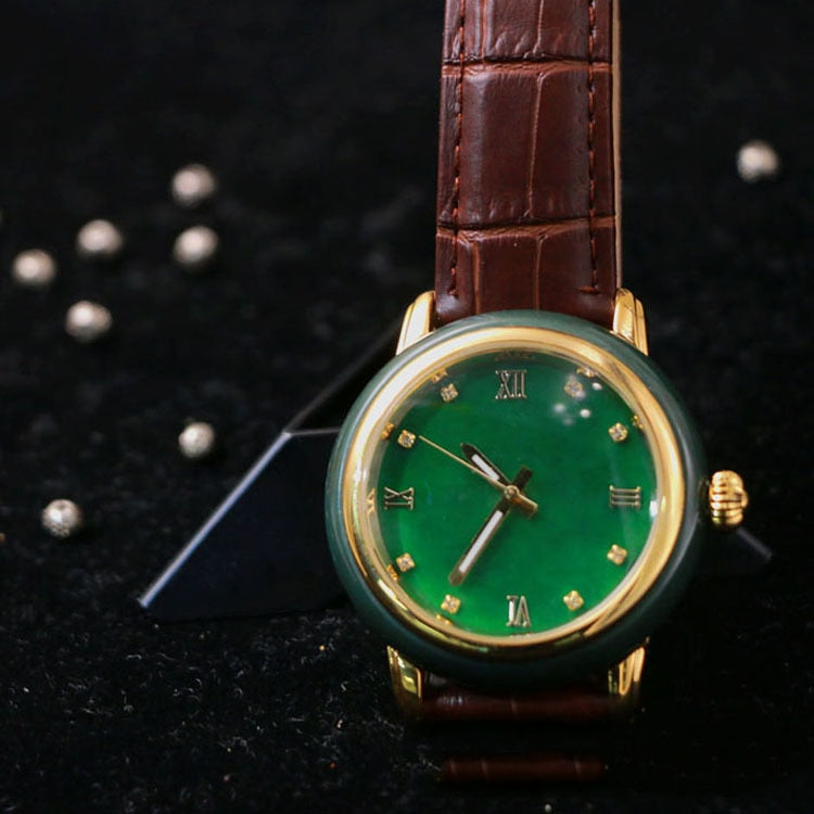 Unisex Luxury Fashion Pure Natural Jade Business Waterproof Watch - Unisex Style Watches - DYAVOR®