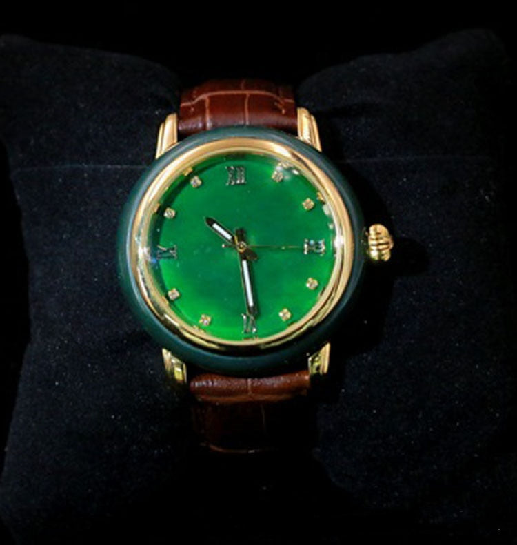 Unisex Luxury Fashion Pure Natural Jade Business Waterproof Watch - Unisex Style Watches - DYAVOR®