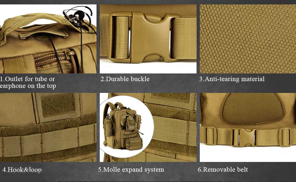 Unisex Military Outdoor Tactical MolleMilitar Rucksack Backpack - Backpacks - DYAVOR®