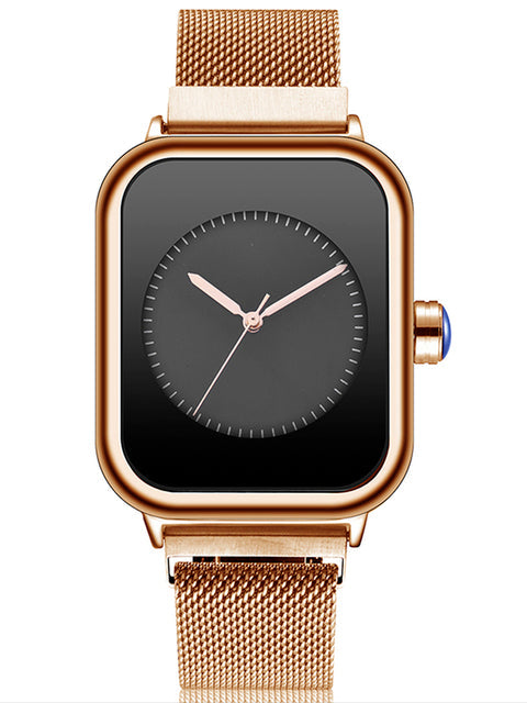 Unisex Minimalist Creative Rectangle Dial Quartz Movement Watch - Unisex Style Watches - DYAVOR®