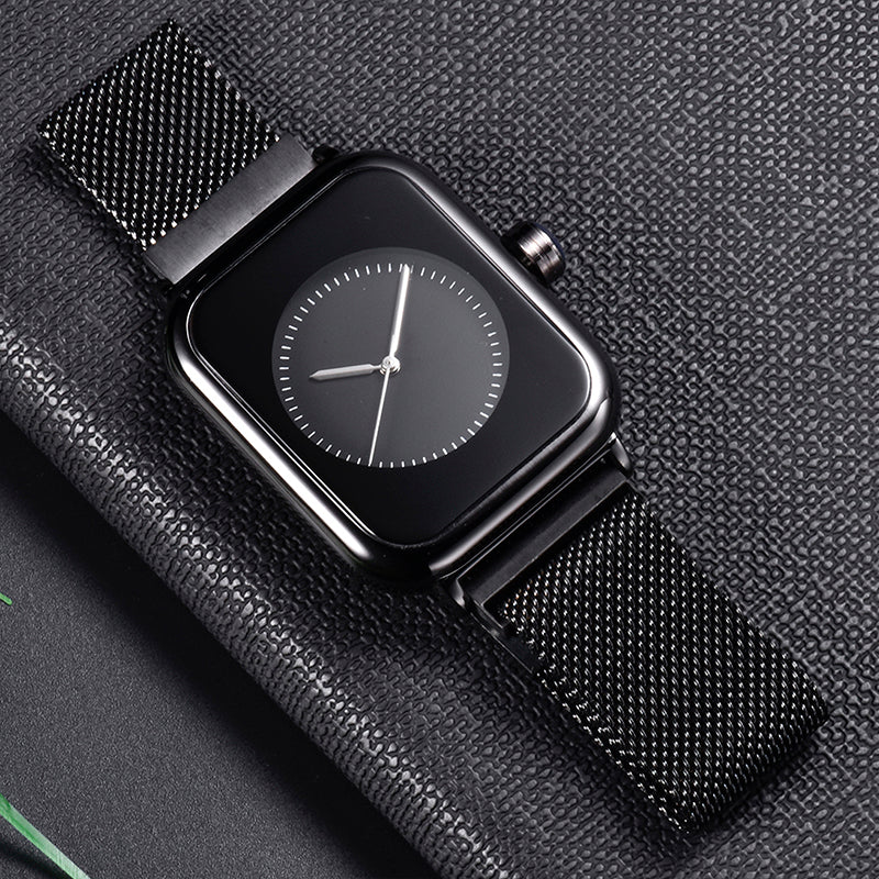 Unisex Minimalist Creative Rectangle Dial Quartz Movement Watch - Unisex Style Watches - DYAVOR®