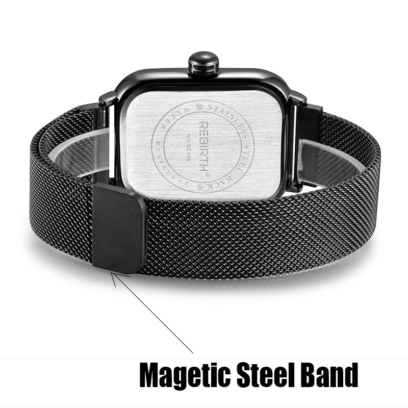 Unisex Minimalist Creative Rectangle Dial Quartz Movement Watch - Unisex Style Watches - DYAVOR®