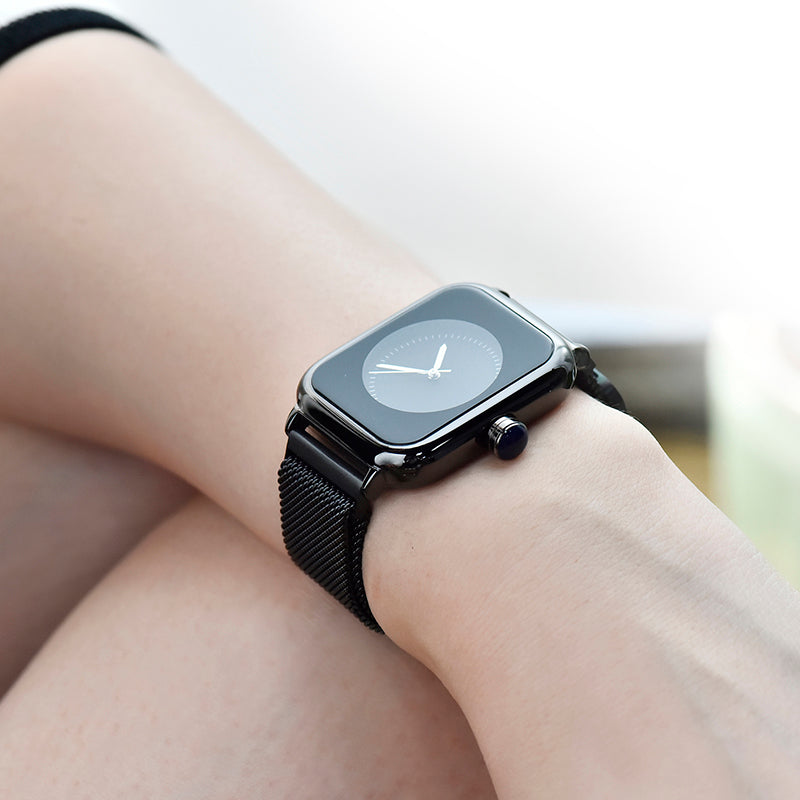 Unisex Minimalist Creative Rectangle Dial Quartz Movement Watch - Unisex Style Watches - DYAVOR®