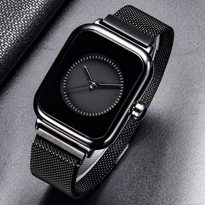 Unisex Minimalist Creative Rectangle Dial Quartz Movement Watch - Unisex Style Watches - DYAVOR®