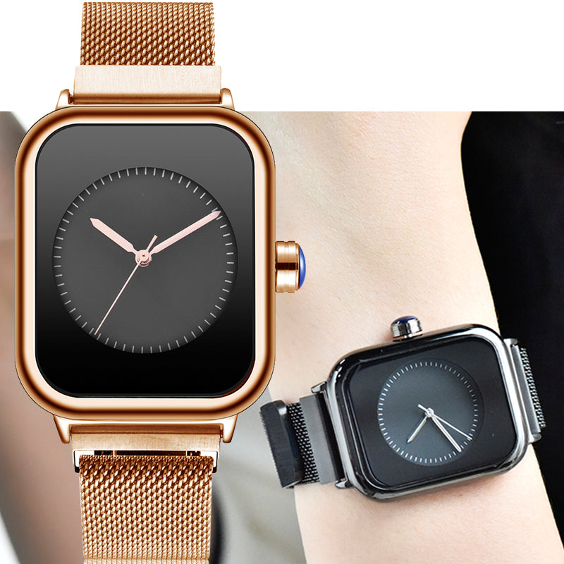 Unisex Minimalist Creative Rectangle Dial Quartz Movement Watch - Unisex Style Watches - DYAVOR®