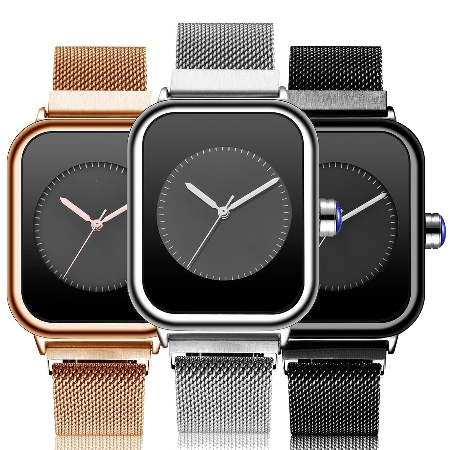 Unisex Minimalist Creative Rectangle Dial Quartz Movement Watch - Unisex Style Watches - DYAVOR®