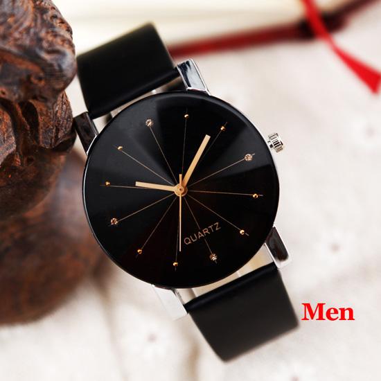 Unisex Quartz Relogio Masculinos Fashion Dial Round Case Watches - Watches for Women - DYAVOR®