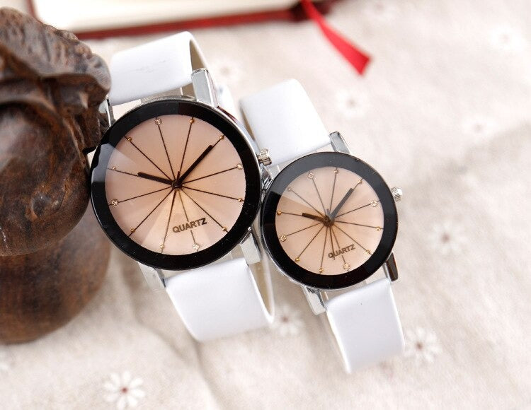 Unisex Quartz Relogio Masculinos Fashion Dial Round Case Watches - Watches for Women - DYAVOR®