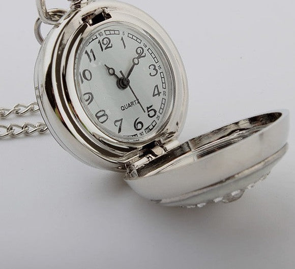 Unisex Retro Crystal Necklace Pendant Chain Quartz Pocket Watch - Unisex Style Watches - DYAVOR®
