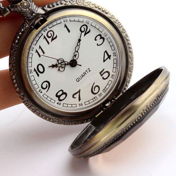 Unisex Retro Round Dial Arabic Number Hunger Games Fob Pocket Watch - Unisex Style Watches - DYAVOR®