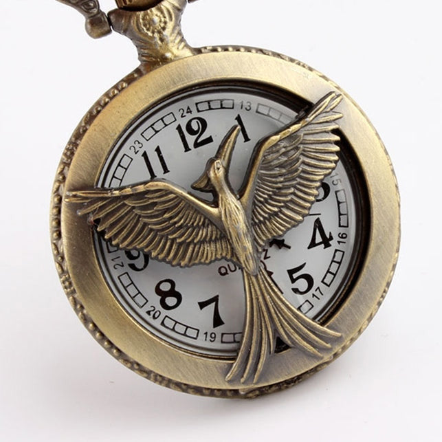Unisex Retro Round Dial Arabic Number Hunger Games Fob Pocket Watch - Unisex Style Watches - DYAVOR®