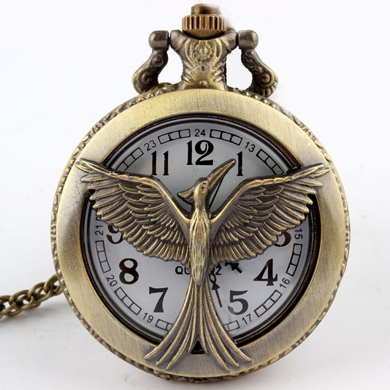 Unisex Retro Round Dial Arabic Number Hunger Games Fob Pocket Watch - Unisex Style Watches - DYAVOR®