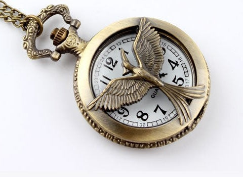 Unisex Retro Round Dial Arabic Number Hunger Games Fob Pocket Watch - Unisex Style Watches - DYAVOR®