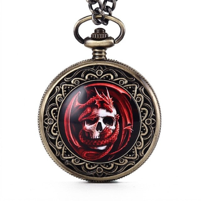 Unisex Retro Steampunk Bronze Final Destination Theme Pocket Watch - Unisex Style Watches - DYAVOR®