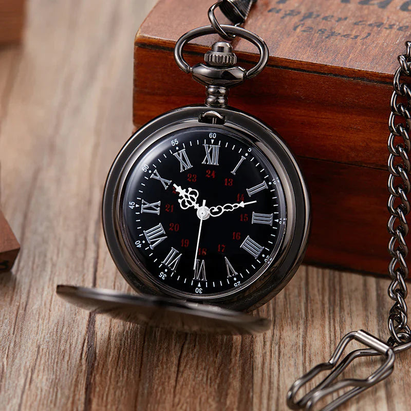 Unisex Retro Vintage I Love You Till The End Of Time Quartz Pocket Watch - Unisex Style Watches - DYAVOR®