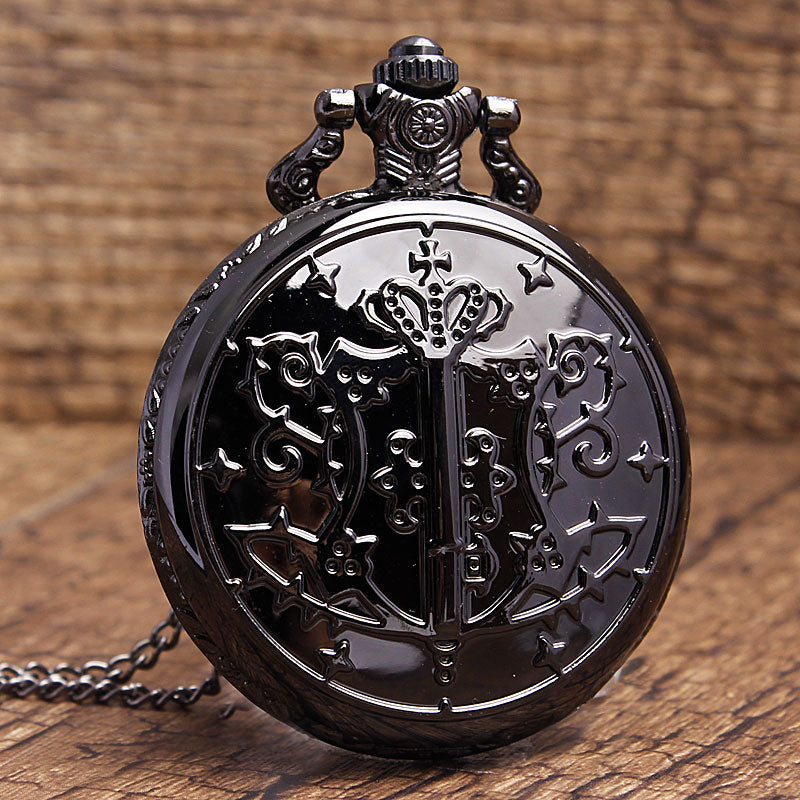 Unisex Shining Smooth Full Metal Alchemist Pendant Chian Quartz Pocket Watch - Unisex Style Watches - DYAVOR®