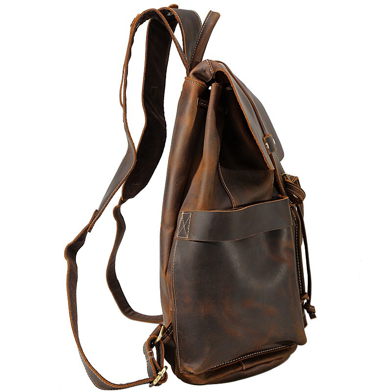 Unisex Vintage Classic Multifunction Full Grain Genuine Leather Backpacks - Backpacks - DYAVOR®