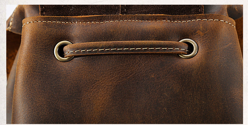 Unisex Vintage Classic Multifunction Full Grain Genuine Leather Backpacks - Backpacks - DYAVOR®