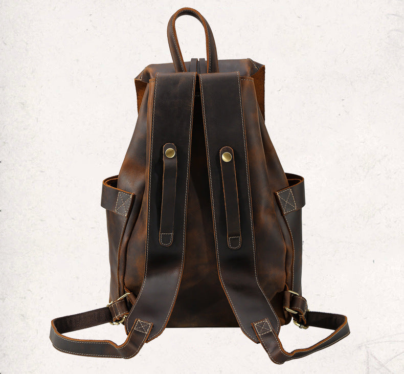 Unisex Vintage Classic Multifunction Full Grain Genuine Leather Backpacks - Backpacks - DYAVOR®