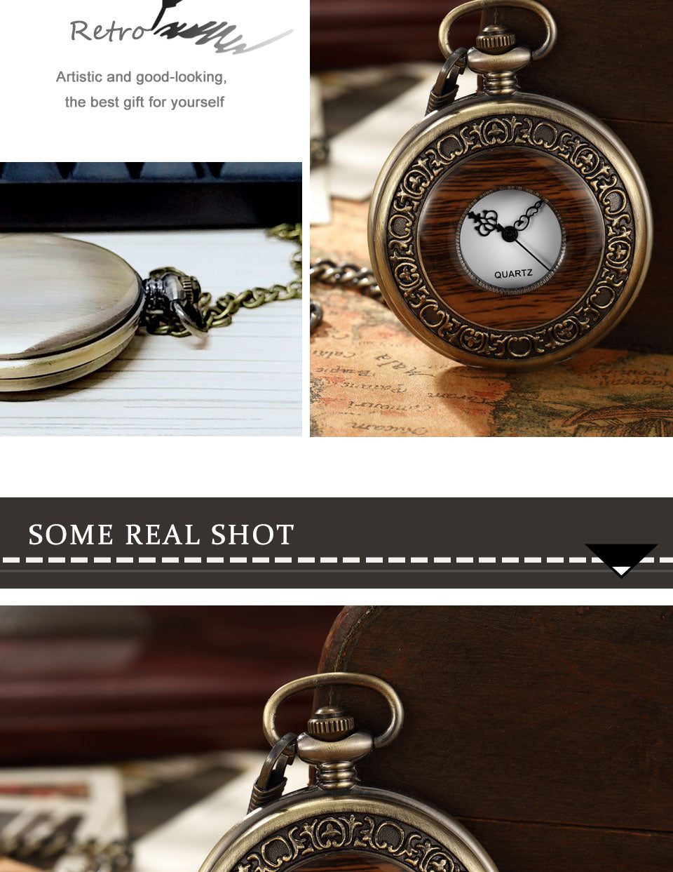 Unisex Vintage Steampunk Style Arabic Numeral Dial Fob Watches - Unisex Style Watches - DYAVOR®