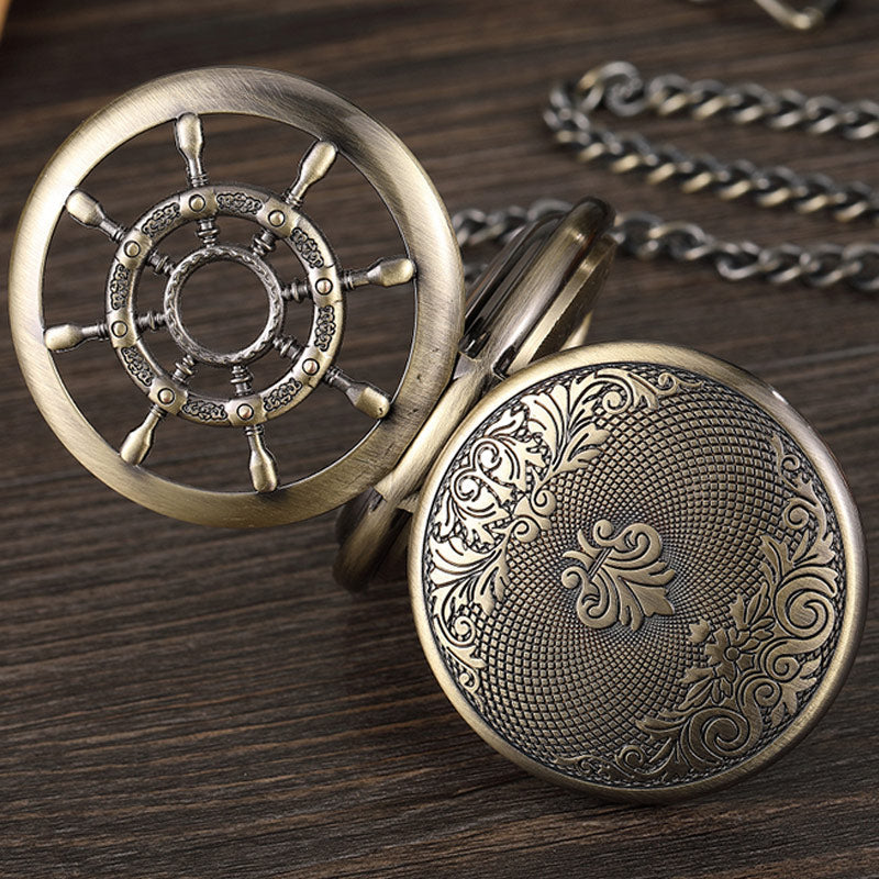 Unisex Vintage Unisex Wheel Double Sided Hollow Mechanical Steampunk Watch - Unisex Style Watches - DYAVOR®