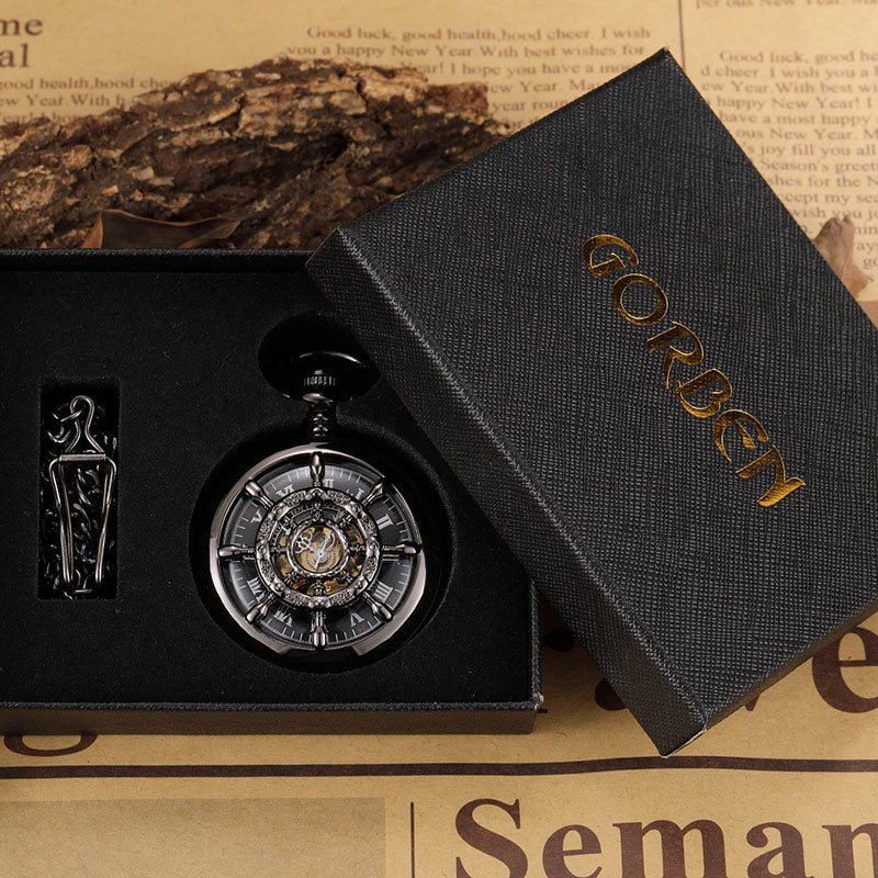 Unisex Vintage Unisex Wheel Double Sided Hollow Mechanical Steampunk Watch - Unisex Style Watches - DYAVOR®