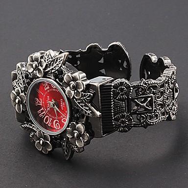 Vintage Flowers Full Steel Round Bracelet Model Quartz Watch for Women - Watches for Women - DYAVOR®