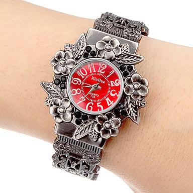 Vintage Flowers Full Steel Round Bracelet Model Quartz Watch for Women - Watches for Women - DYAVOR®