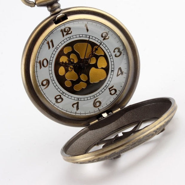 Vintage Unisex Bronze The Hunger Russia Game Necklace Pocket FOB Watch - Unisex Style Watches - DYAVOR®