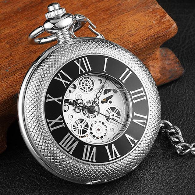 Vintage Unisex Engraved Hand Wind Mechanical Steampunk Skeleton Pocket Watch - Unisex Style Watches - DYAVOR®