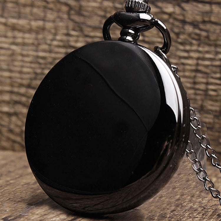 Vintage White Dial Black Case Smooth Necklace Pendant Pocket FOB Watch - Unisex Style Watches - DYAVOR®