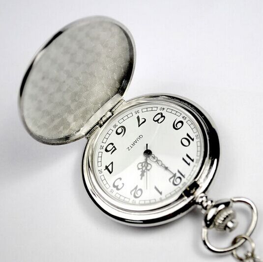 Vintage White Dial Black Case Smooth Necklace Pendant Pocket FOB Watch - Unisex Style Watches - DYAVOR®