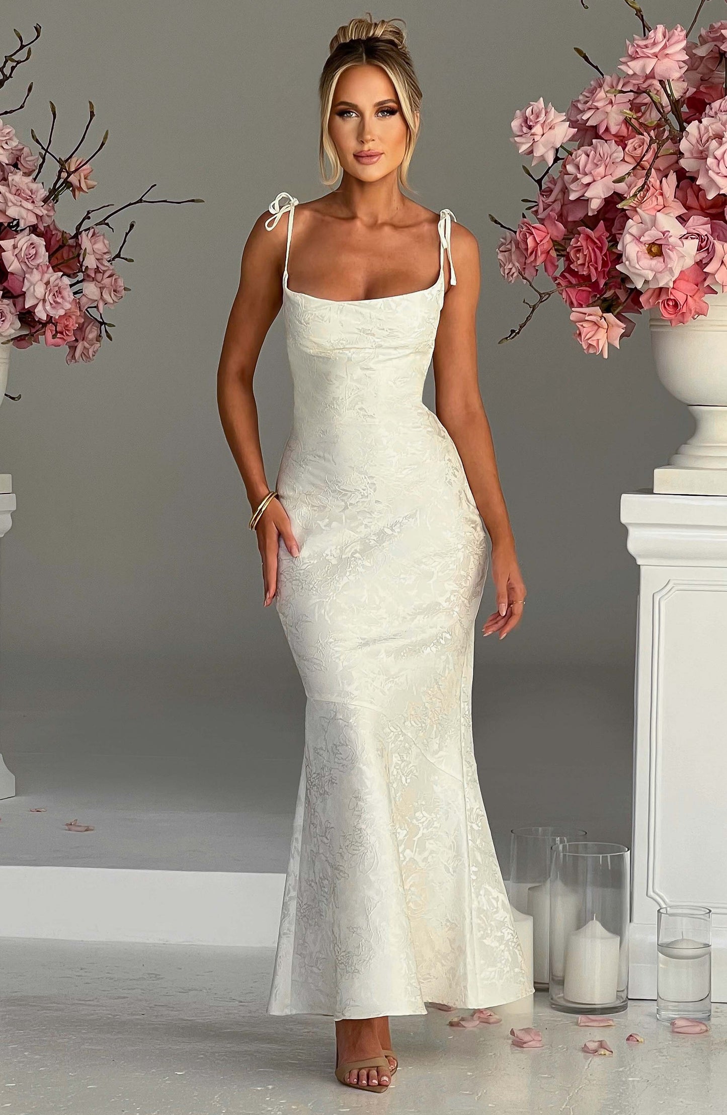 Whitney Maxi Dress - Ivory - Dress - DYAVOR®