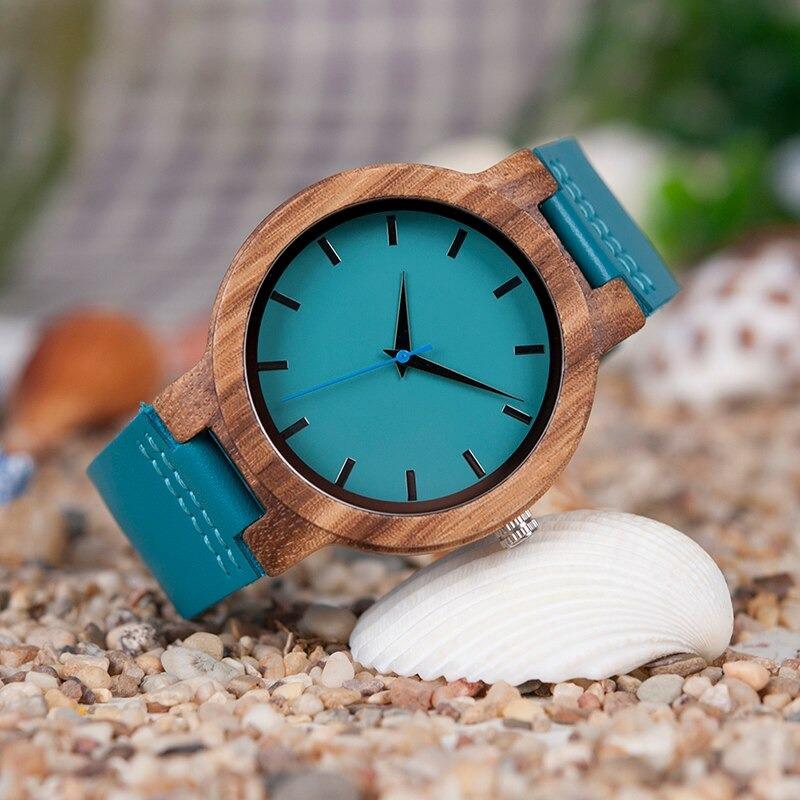 Women Bamboo Wood Analog Quartz Japanese Wristwatches - Watches for Women - DYAVOR®